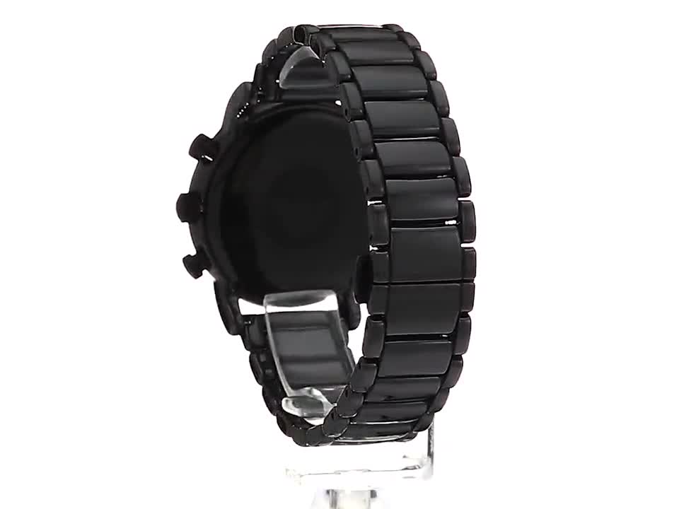 Emporio Armani Men's AR1509 Dress Black Quartz Watch, Black